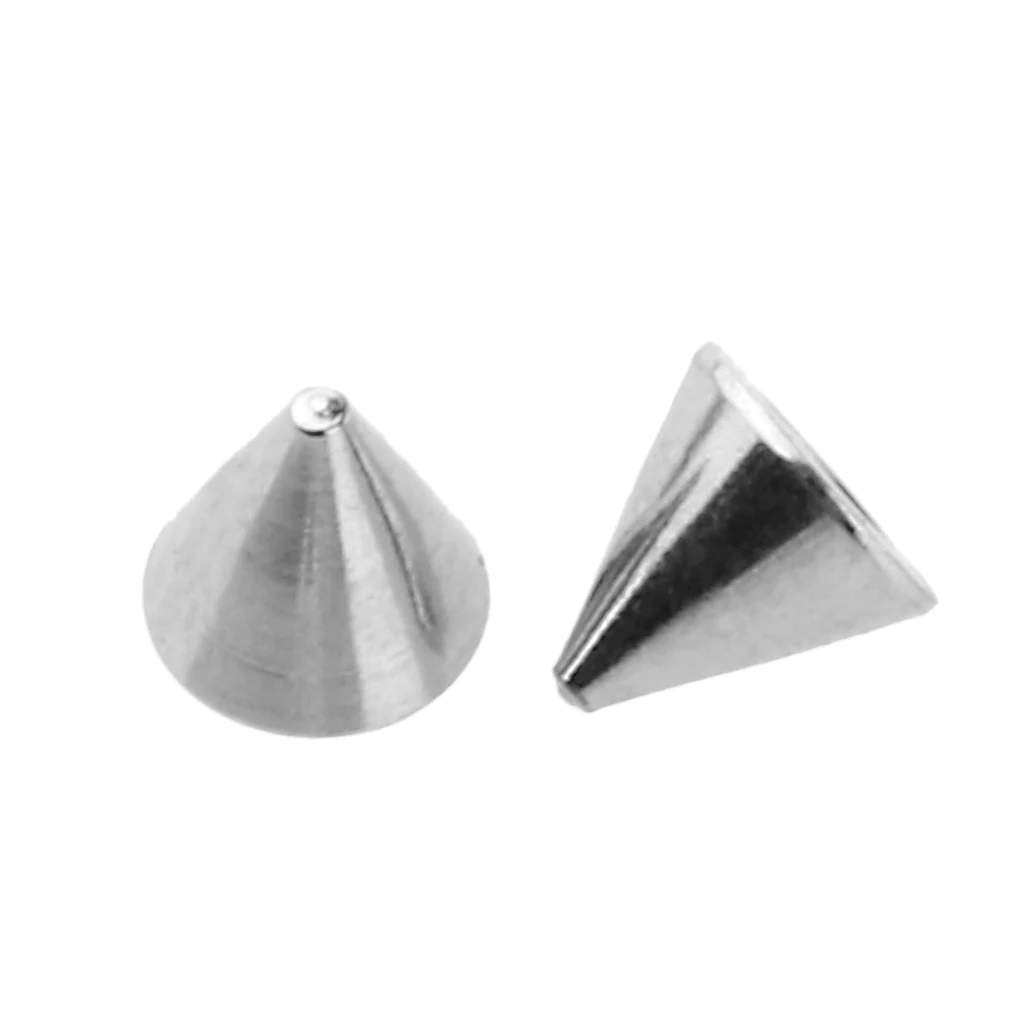 40pcs Assorted 4mm 5mm Cone Ball Screw-fit 14G Piercing Jewelry End