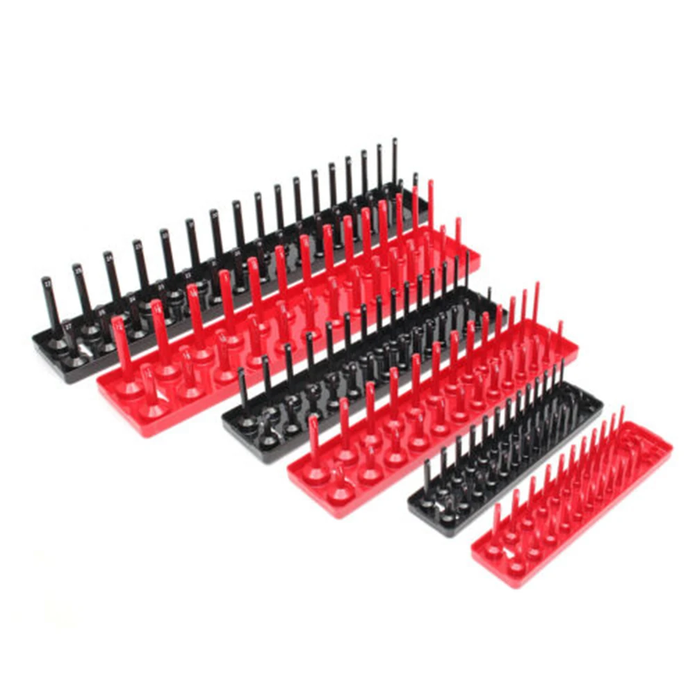 

3/6X Socket Organizer Tray Rack Storage Holder Tool SAE Metric 1/4 3/8 1/2 Inch