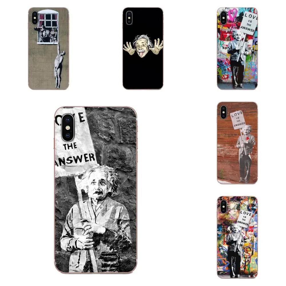Для Apple iPhone 4 4S 5 5C 5S SE 6 S 7 8 11 Plus Pro X XS Max XR ТПУ Новая мода Бэнкси &quotАльберт&quot