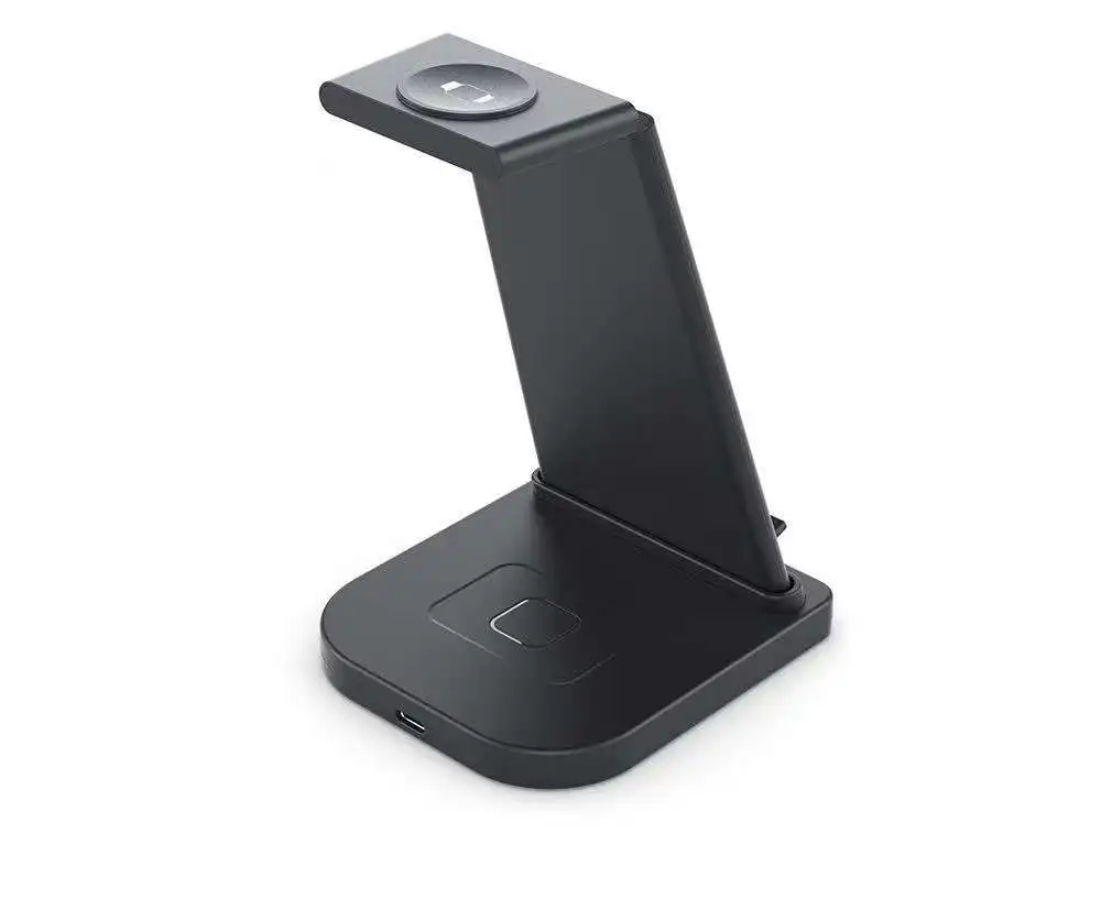 Telefone de Carregamento Fone de Ouvido Suporte de Carregamento Base de Carregamento Adequado para Produtos da Série da Apple Três-em-um Relógio Inteligente é - Image 2