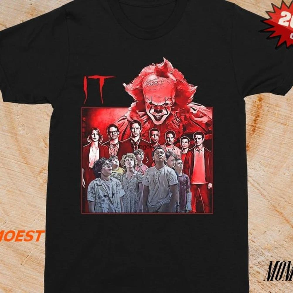 Винтажный подарок на день рождения 90-х годов из фильмов ужасов IT 2017 Рубашка День