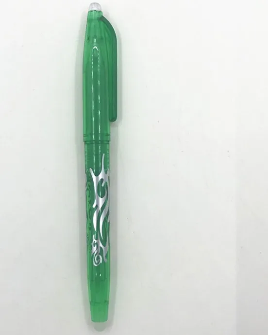 Творческий со стирающимися чернилами мульти Функция ручка 0,5 мм массивные шариковая гелевая ручка для подписи школы канцелярский подарок канцелярских принадлежностей; одна пара - Цвет: Зеленый