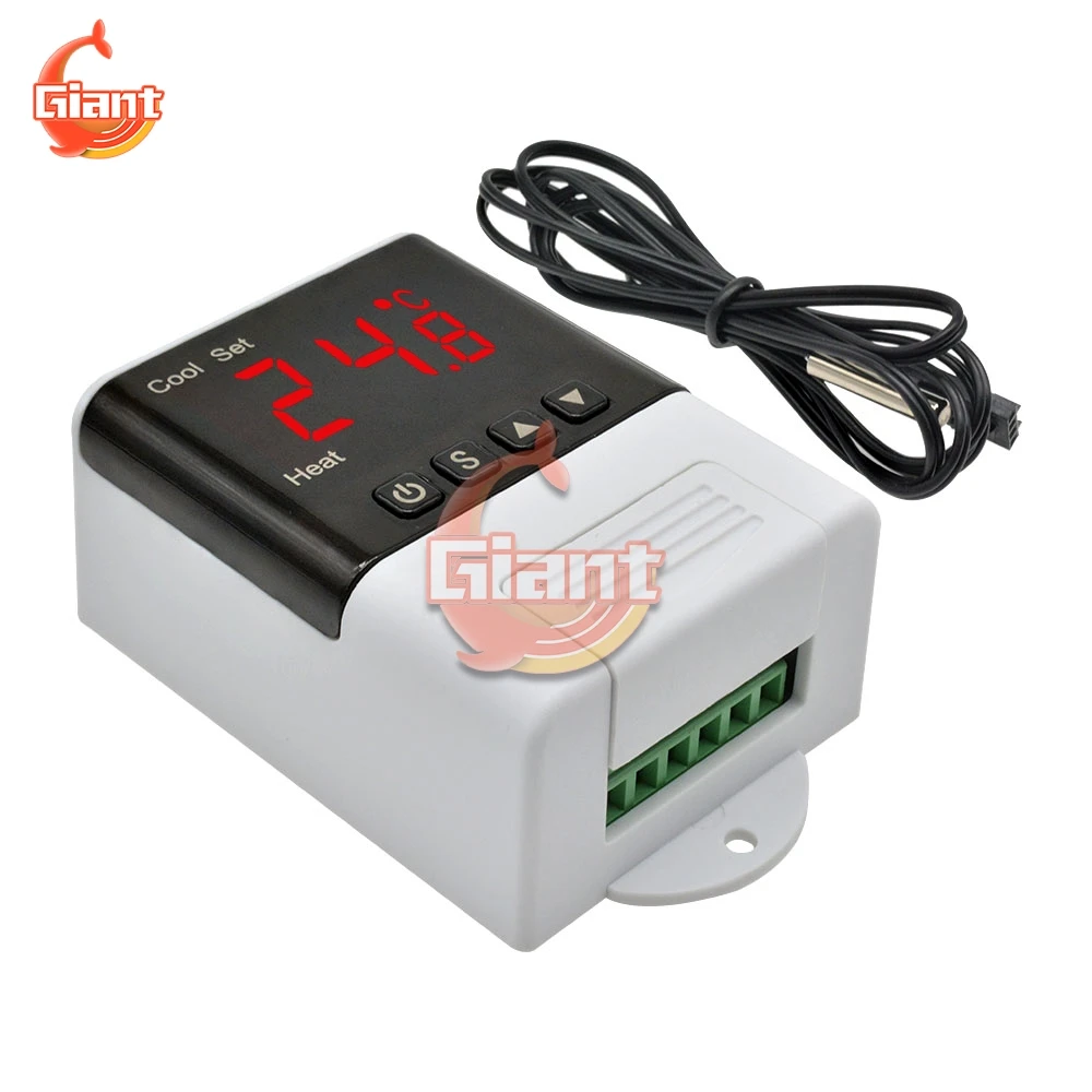 DTC1200 AC 110 В 220 цифровой термостат регулятор температуры NTC датчик нагрева