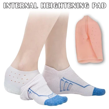 

Useful Invisible Height Lift Heel Pad Sock Liners Increase Insole Pain Relieve Tool TC21