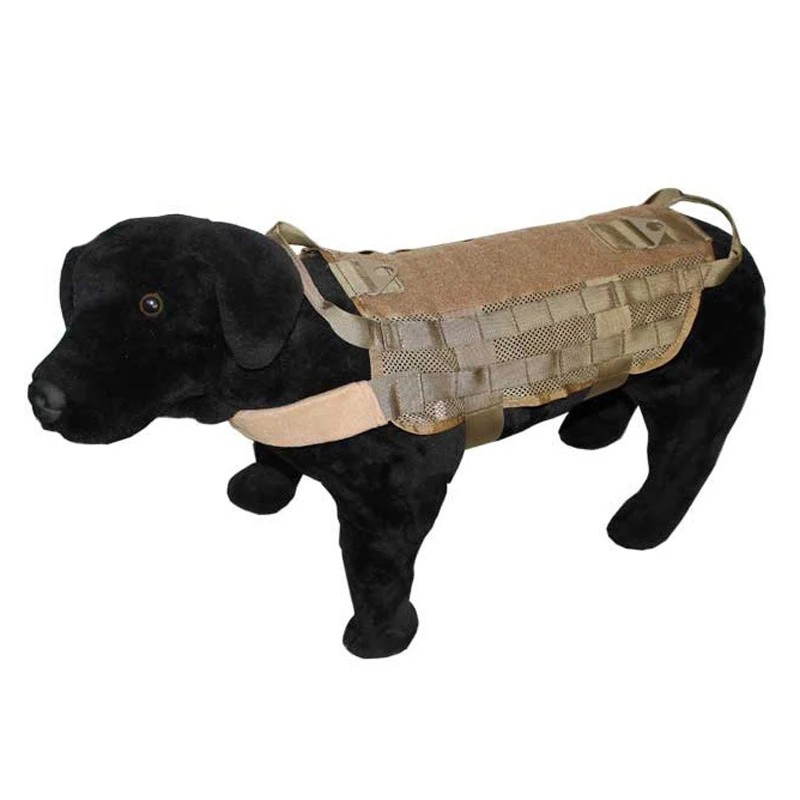 Тактическая Военная дышащая одежда для собак, шлейка, регулируемый тренировочный охотничий жилет K9 Molle для собак, аксессуары для собак