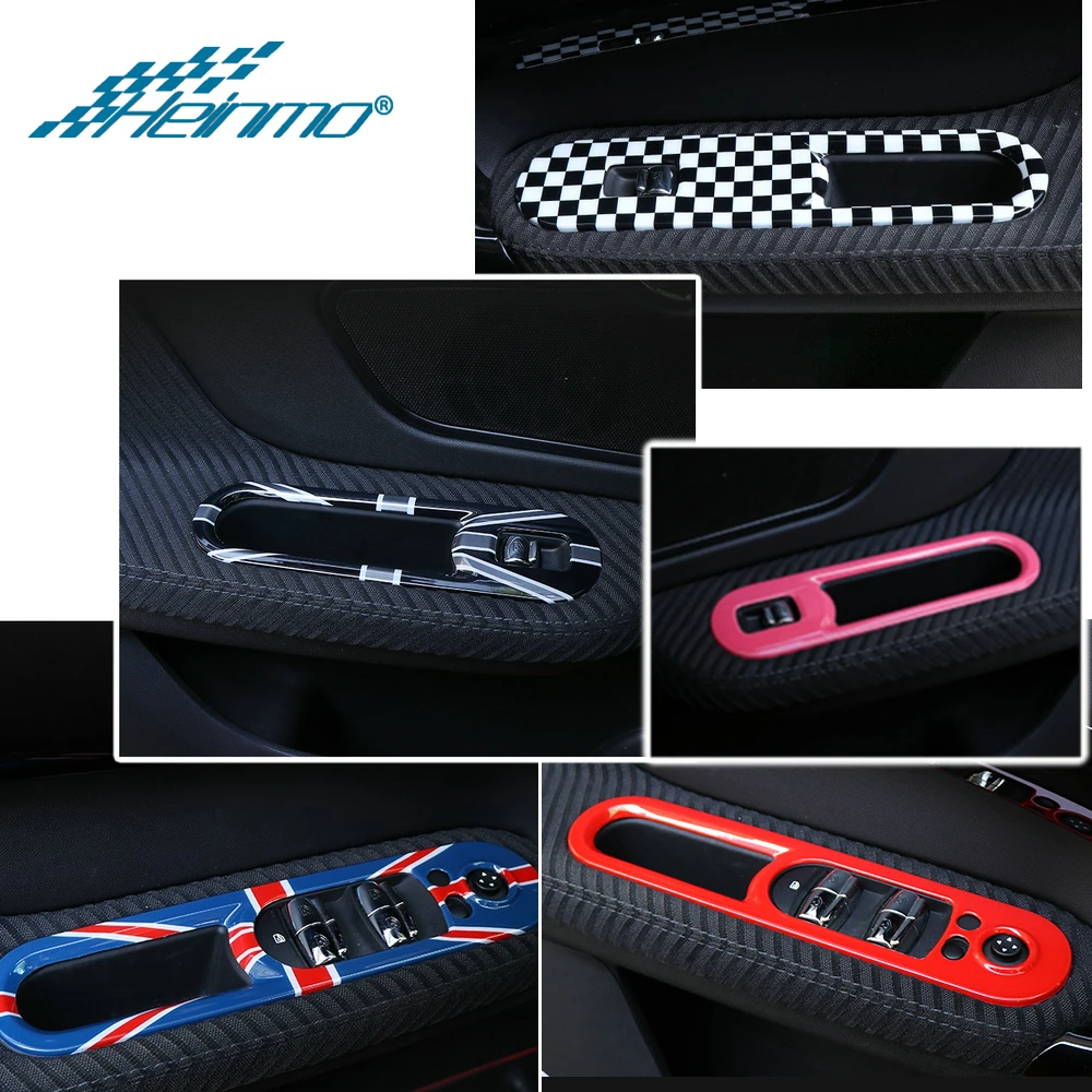 Для MINI F60 для MINI Countryman F60 переключатель стеклоподъемника панель Декор Наклейка для MINI Cooper F60 для MINI Cooper аксессуары