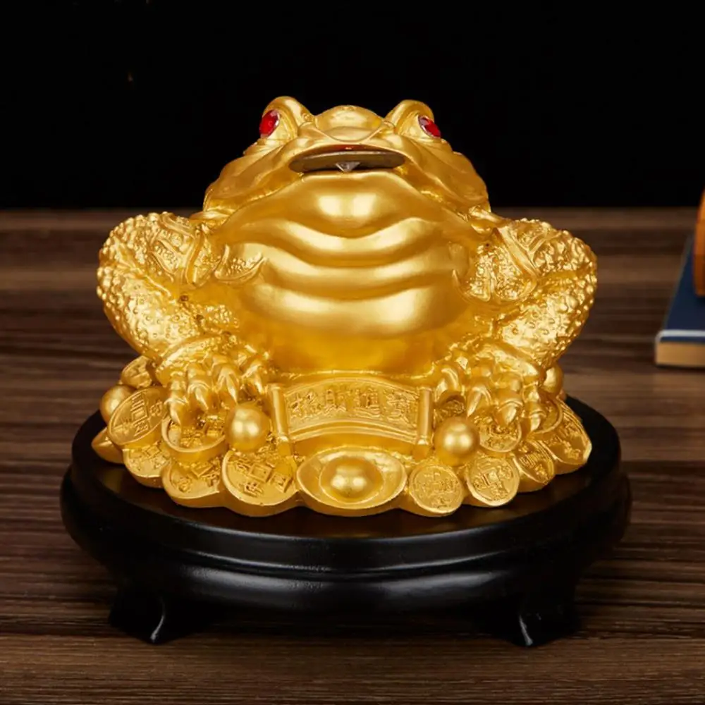 Китайская монета Fengshui статуэтка жаба на удачу богатство удачи Золотая лягушка