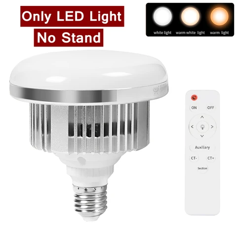 155W Dimmable LED Light Bulb Video Ring Lamp with Stand Photography Lighting Photo Studio Daylight Bulb Softbox Equipment