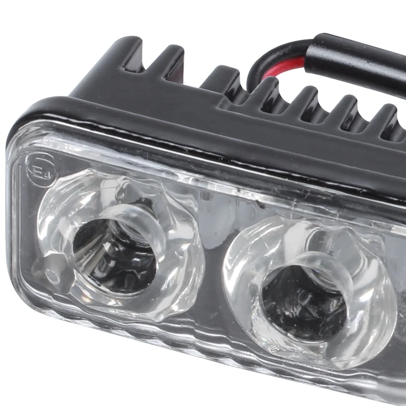 Горячий автомобиль DRL Белый 3 светодиодный дневные ходовые огни фара 9 Вт 2 шт