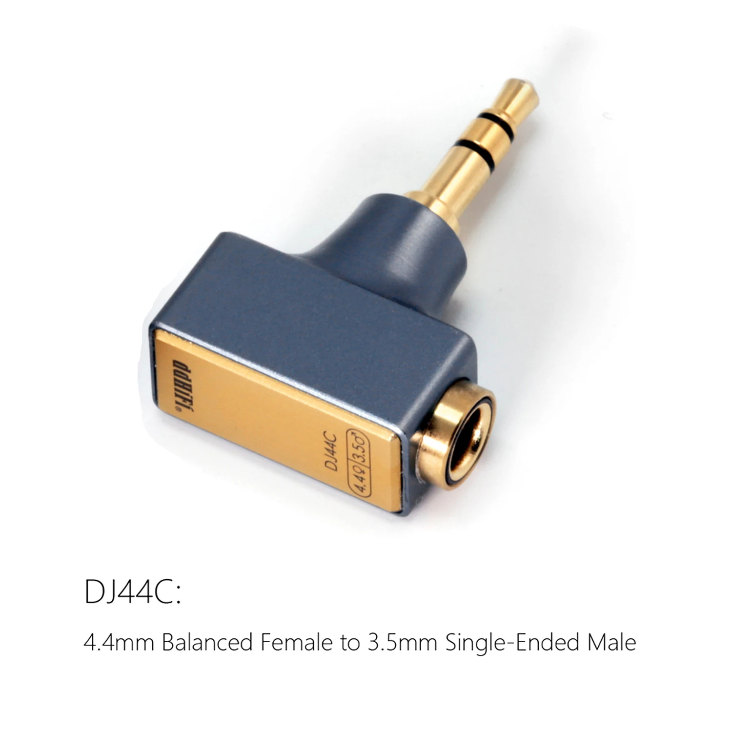 DD ddHiFi DJ44B DJ44C Mark II Female 4.4mm to 2.5mm 3.5mm Male Audio Headphone Adapter For HiFi MP3 Music Player DAP DAC
