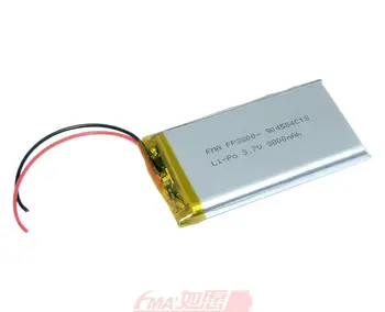 

One 904584 3.7V 3800mAh LiPo Battery With PCM inside for Portable power supply