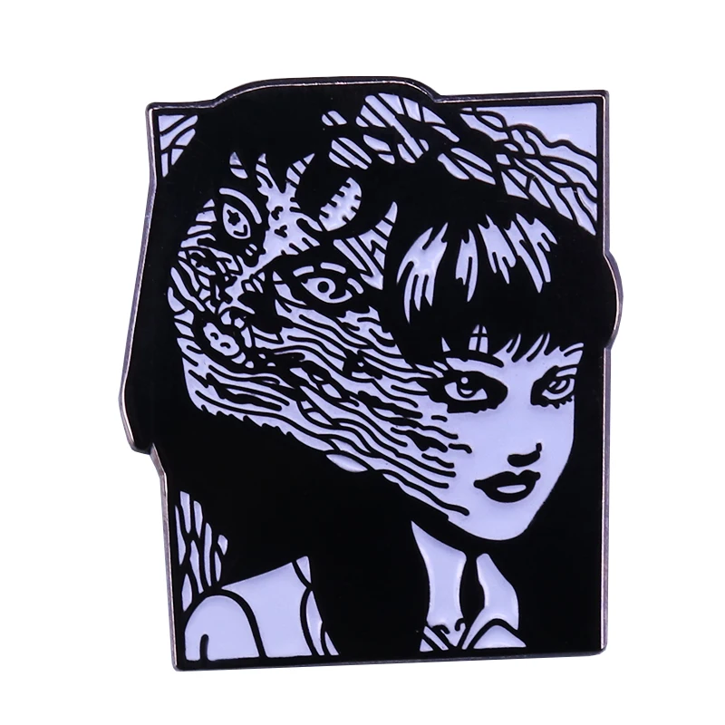 Junji Ito Tomie значок японский ужас манга Поклонники подарок|Броши| |