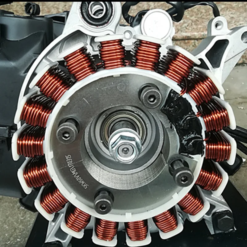 Range extender gasoline generator 18-pole coil rotor, stator, 5kw60V72V