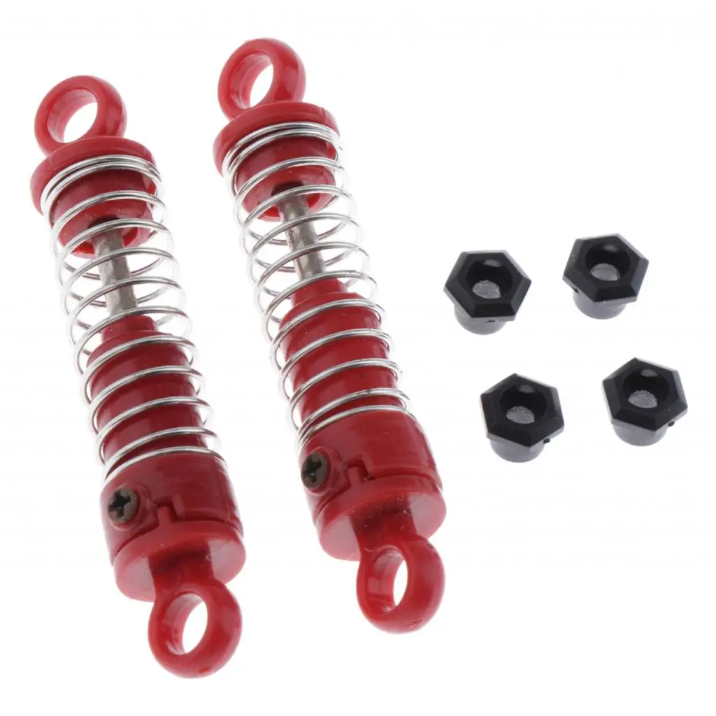 Assembled Springs Shocks Absorber Parts for 1/18 RC Car HS 18301 18302 18311 18312, 2 Pieces