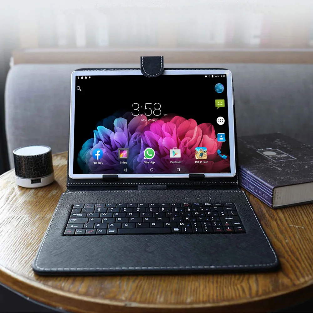  BDF Tablet 10 Inch 3G/4G LTE Phone SIM Tablets Pc Android 9.0 Google Play Ten Core 8GB/128GB IPS Ta