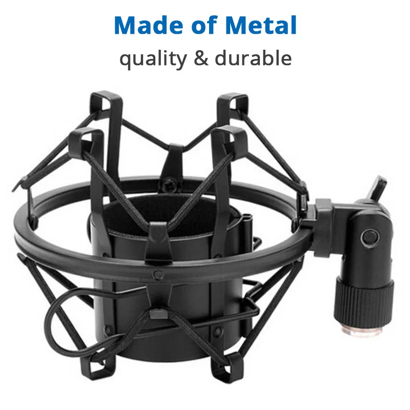 Universal Metal Recording USB Microphone Shock Mount BM 800 Condenser Microphone Holder Spider Clip For K669 PM421 bm800 Mic