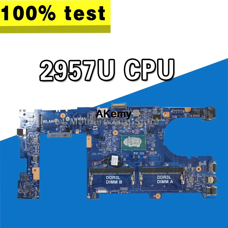 

Laptop Motherboard For Dell Latitude 3340 Main Board CN-0X13HJ 0X13HJ DLR30 MB 5X37M DDR3L SR1DV 2957U CPU