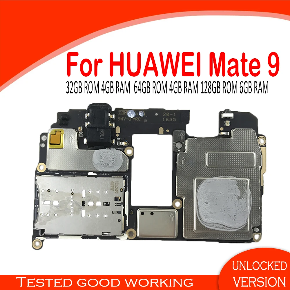 Бесплатная доставка оригинальная материнская плата для HUAWEI Mate 9 с чипами
