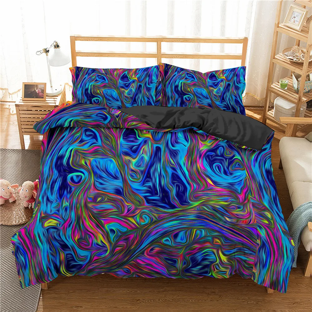 Homesky Abstract Art Bedding Set Duvet Cover King Queen Size Bed Set Printing Comforter set Home Textiles Bedclothes Homesky Abstract Art Bedding Set Duvet Cover King Queen Size Bed Set Printing Comforter set Home Textiles Bedclothes