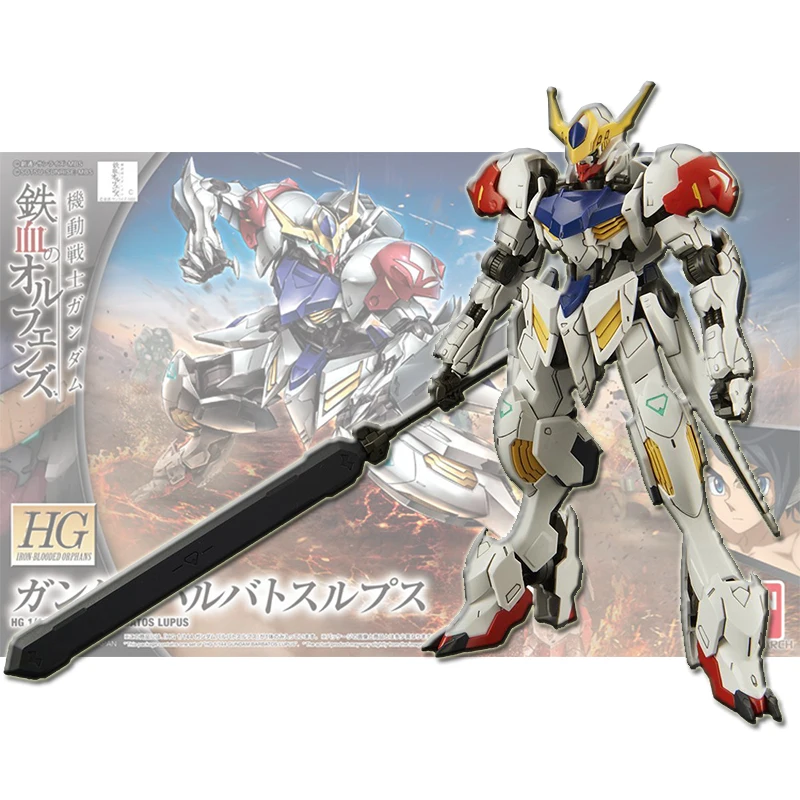 Оригинальные Bandai HG IBO 021 1/144 зазубренная кровь Barbatos Sirius в сборе фигурная игрушка