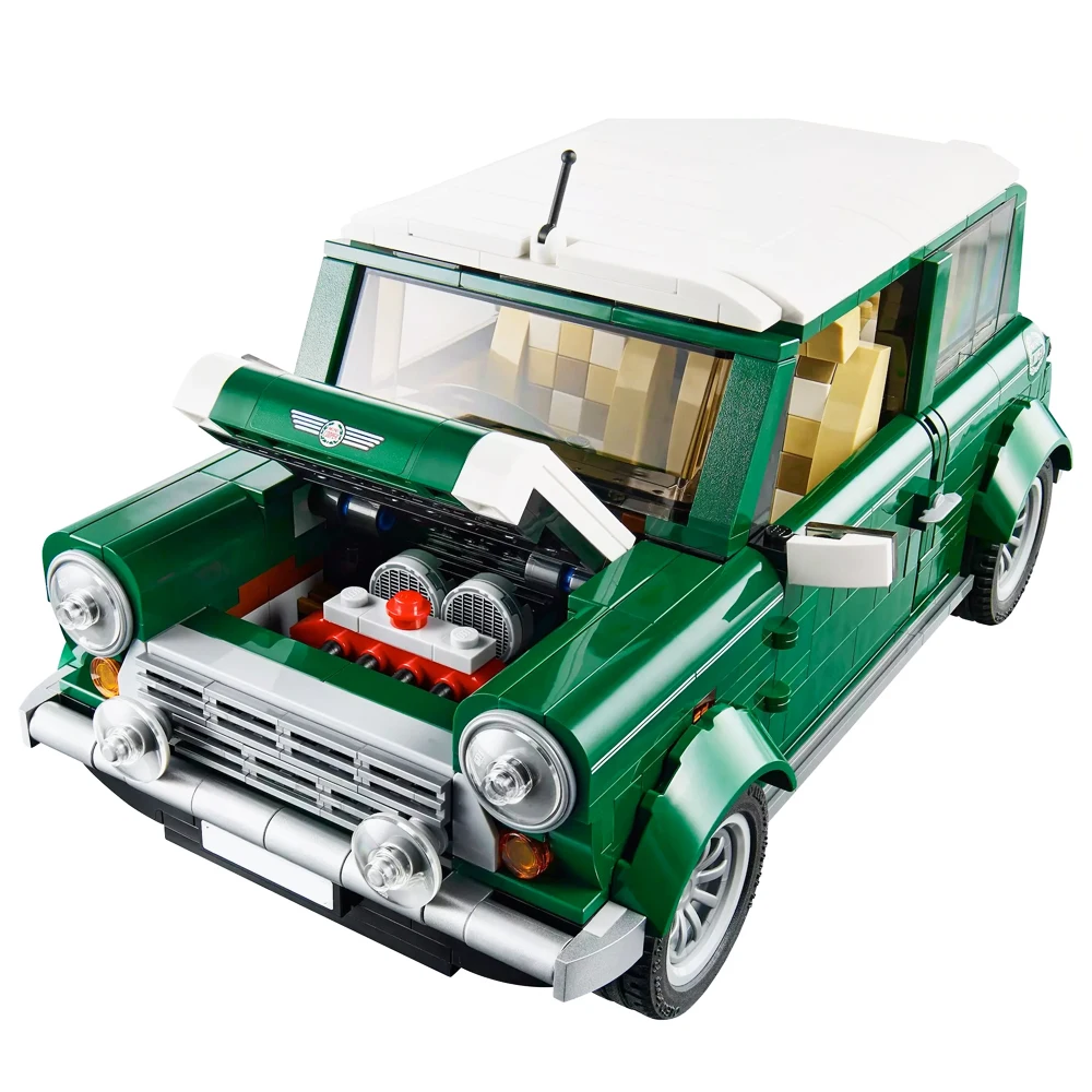 Creator Technic James Bond Aston Martin DB5/GT500 Ford Mustang строительные блоки 007 Автомобили детские игрушки, совместимые 10262 10265 - Цвет: Mini Cooper NoBox