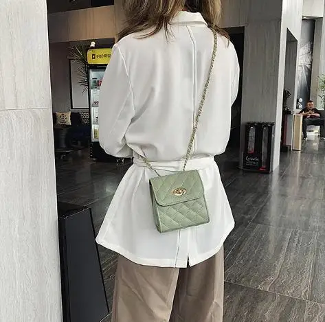 Новинка, Chaohan, одно плечо, посылка, сеть, красный, Lingge, цепочка, витая, bagaa160