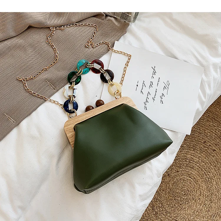 Маленькая женская сумка на цепочке, новинка, популярная женская сумка Chaohan, модная сумка