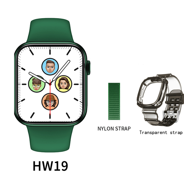 Smartwatch Series 6 Smart Watch Men Women HW19 plus Heart Rate Monitor pk W26 W37 P8 plus HW22 pro max D20 Y68 IWO 13