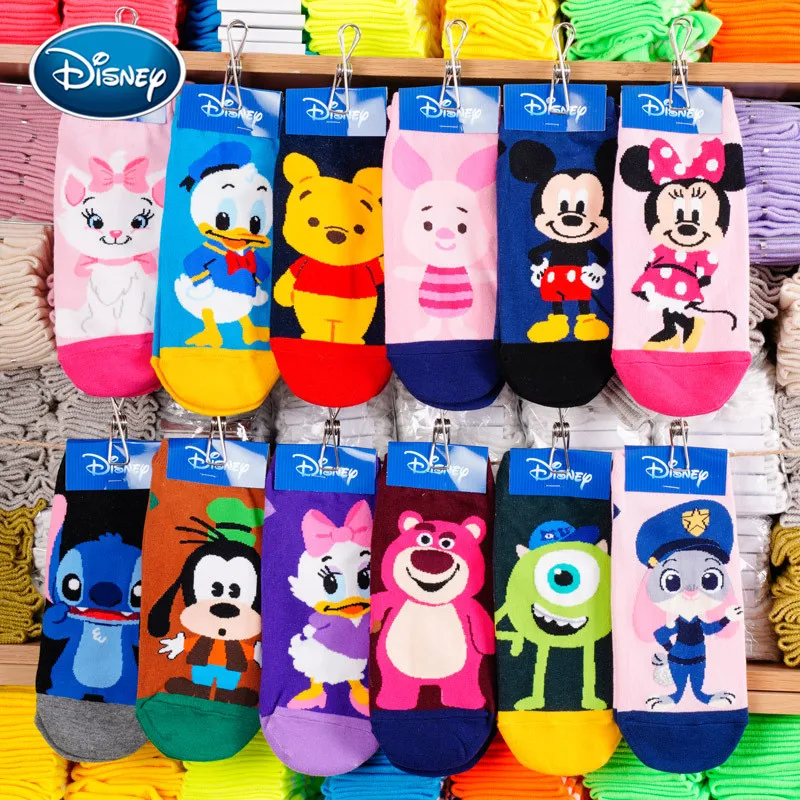 Disney для девочек милое нижнее белье с рисунком Минни Микки хлопковые носки новые