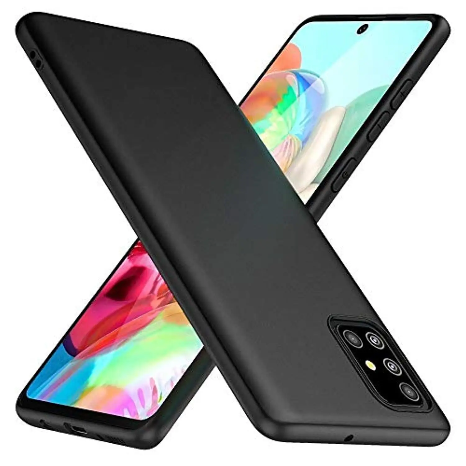 Матовый чехол с защитой от отпечатков пальцев для samsung Galaxy A71 A51 S20 Ultra S10 Plus S10E A70 A50