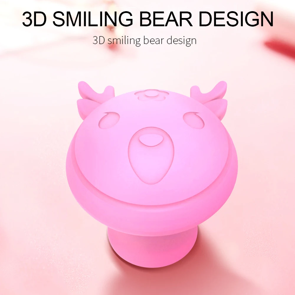 

Cute Face Slimming Device Apple Muscle Double Chin Silica Gel Jaw Exerciser Anti Aging V Shaper Facial Thining Massage Tool
