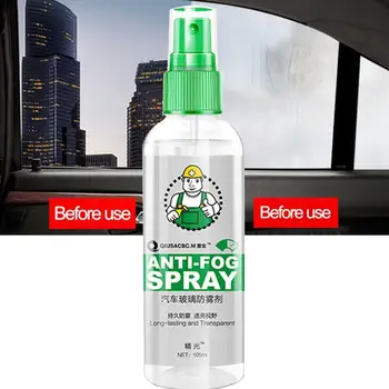 

105ml Waterproof Anti-Fogging Agent Hydrophobic Coating Spray for Car Windshield Bathroom Moving Screen Cleaning Supplies