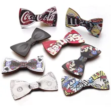 Деревянный галстук-бабочка креативный модный галстук-бабочка креативный узор