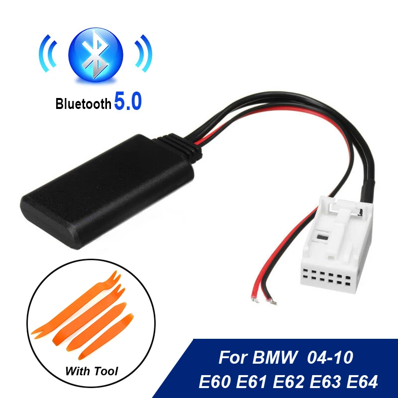 Автомобильный Bluetooth модуль внешний аудиокабель для BMW E60 04 10 E63 E64 E61 Mini Navi радио