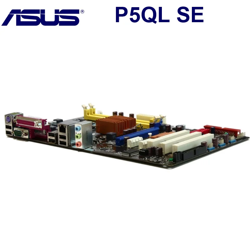 Socket LGA 775 ASUS P5QL SE материнская плата DDR2 8 Гб Intel P43 оригинальная б/у P5QL SE настольная материнская плата Q8200 Q8300 ATX UEFI BIOS