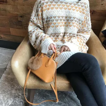 

Women Shoulder Bags Small Shell Handbags Luxury Genuine Leather Female Crossbody Bag Small Flap Lady Shopping Purse