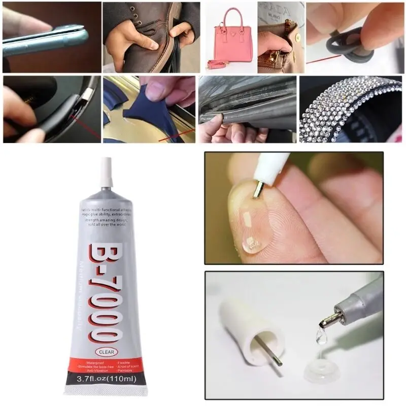 

Pcs 15ml B-7000 Glue B7000 Multi Purpose Glue Adhesive Epoxy Resin Repair Cell Phone LCD Touch Screen Super Glue B 7000