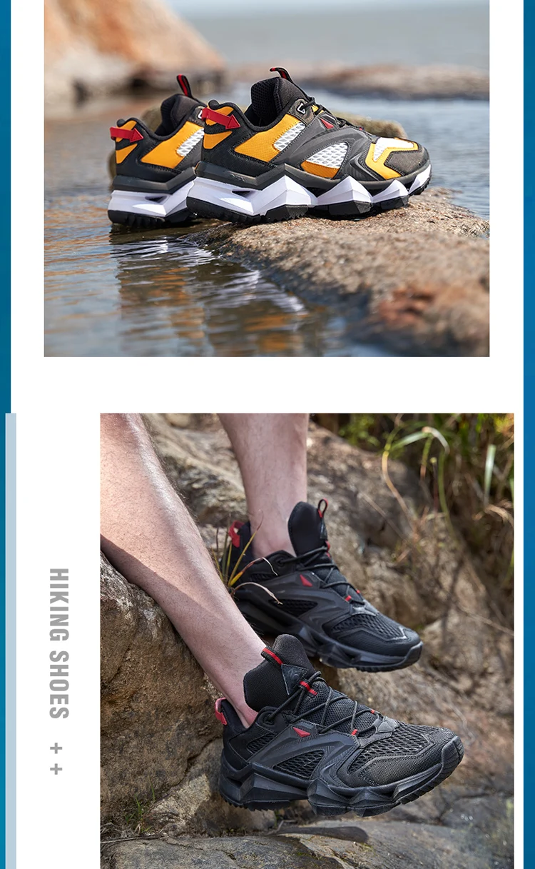 Rax Männer Up Trekking Schuhe Outdoor Waten Wasser Schuhe Atmungsaktives Mesh Schnell Trocken Frauen Ankle Turnschuhe Fuß Nicht-slip – Detail 12