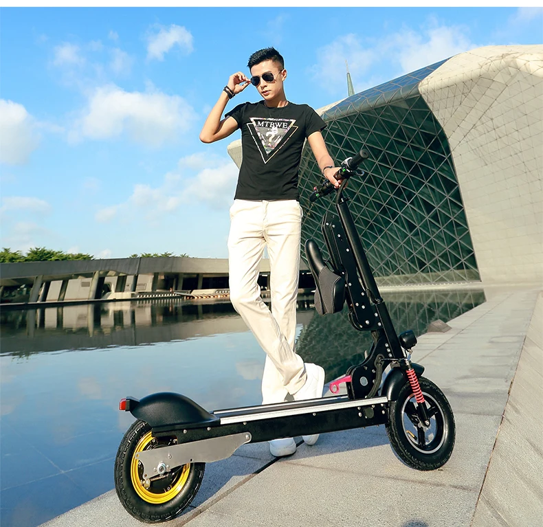 Cheap Daibot Electric Scooter For Kids Electric Scooters 10 inch 36V 250W Folding Electric Skateboard Scooter For Adult With Seat 29
