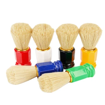 

6PC Men's Shaving Brush Salon Men Facial Beard Cleaning Appliance Shave Tool Razor Brush with Handle for Men