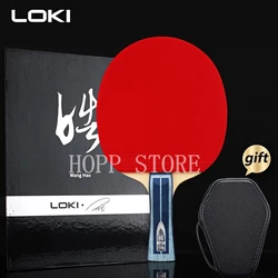 LOKI Wang Hao Commemorative Platinum Version Table Tennis Racket Carbon Blade Professional PingPong Bat Ping Pong Paddle