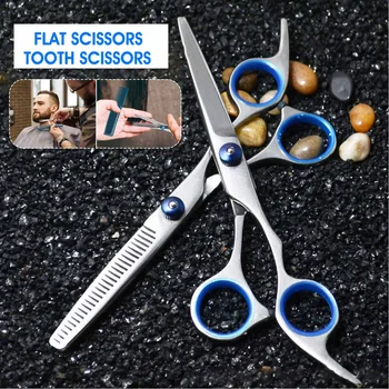 

Hair Scissors 6.0 Professional Hairdressing Scissors Thinning Salon Barber Shears Hair Cutting Scissors Hairdressing Styling Kit