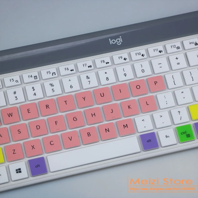 Desktop Wireless Antipolvere In Silicone Per Logitech Mk 470 K580 Mk470 K580 Slim Wireless Keyboard Keyboard Cover Protector