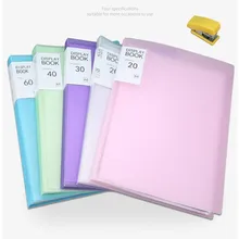 1PC NEW 20/30/40 pages A4 Document Storage Filing Products Insert Test Paper Booklet Folder Document Storage Information Book