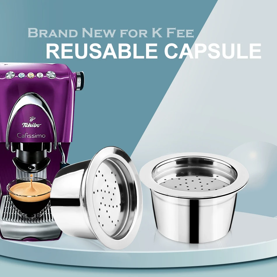 In detail Tom Audreath Plateau Herbruikbare Refill Koffie Capsule Voor Tchibo Cafissimo & K Vergoeding  Aldi Expressi Koffiezetapparaat Machine Rvs Metalen Filter  Pod|Koffiefilters| - AliExpress