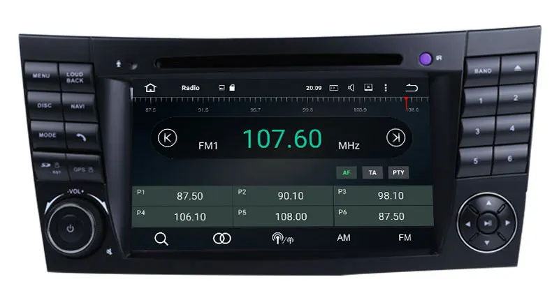 Perfect Android 9.0 Octa Cores Car DVD For Mercedes Benz E-Class/W211 E200 E220 E240 E350 E280 E300 With 3G/4G WIFI Radio GPS Carplay 10