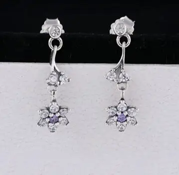 

YPD110 925 Silver Woman Ear Nails Simple Engagement Ear Ornaments Embedded with Zircon