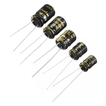 

uxcell Aluminum Radial Electrolytic Capacitor Low 43 Electrolytic Capacitor for DIY Project Soldering