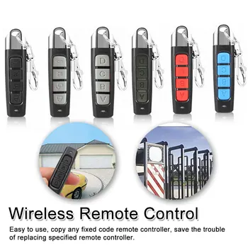 

Universal Wireless Remote Control 433 Mhz Remote Control Garage Gate Door Opener Duplicator Clone Cloning Code