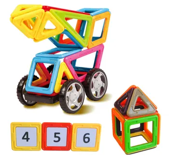 

SuSenGo Big Size Magnetic Designer 38/88 PCS Building Models Toy Enlighten Plastic Model Kits Educational Toys For Toddlers